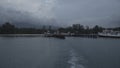 View from the cruise ship to sea, happy, ocean, voyage ferry