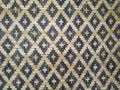 Thai threshing basket texture background. woven bamboo pattern Royalty Free Stock Photo