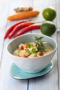 thai tom kha gai soup Royalty Free Stock Photo