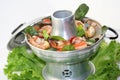 Thai Tom Yum Hot Pot Royalty Free Stock Photo