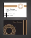 thai tradition Creative and Clean Business Card Template