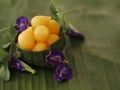 Thai traditional desserts - Tong Yord