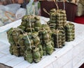 Thai traditional food fermented ground pork (Nham) Royalty Free Stock Photo