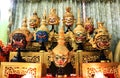 Thai traditional mask use in royal performance, Khon Royalty Free Stock Photo