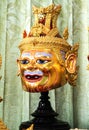 Thai traditional mask use in royal performance, Khon Royalty Free Stock Photo