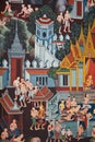 Thai traditional mural