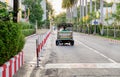 Thai traditional taxi in Bangkok, Thailand. Royalty Free Stock Photo