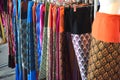 Thai Traditional textiles cloth in fashion store