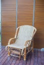 Thai traditional weaved chair