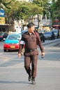 Thai traffic police officer