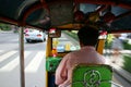 Thai tuk tuk taxi, Bangkok. Royalty Free Stock Photo