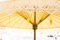Thai umbella decorate in wedding Royalty Free Stock Photo
