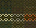 Thai vintage seamless pattern vector abstract background Royalty Free Stock Photo