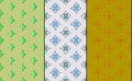 Thai vintage seamless patterns vector abstract background Royalty Free Stock Photo