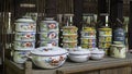 Thai Vitnage Metal Tiffin Food Containers.