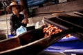 Thai Woman Boat Vendor