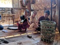 Thai woman demonstrates rat trap