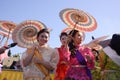 Thai women in costume