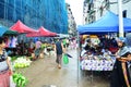 Thai women portrait at rangoon market