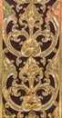 Thai wood carved pattern Royalty Free Stock Photo