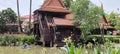 Thai wooden house  Ayutthaya Old City, Thailand Royalty Free Stock Photo