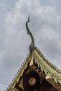 Thai's temple roof Royalty Free Stock Photo