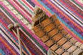 Thai xylophone closeup