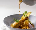 Thai yellow  chicken curry Royalty Free Stock Photo