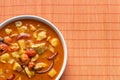 Thai yellow curry with chicken Royalty Free Stock Photo