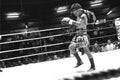 Thai young boxer warm up his body