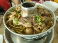 Thaifood,Pork, meatball,bean sprout,vegetable, Hot Pot