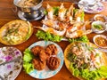 thaifood set of seafood