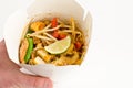 Thaifood in takeout box