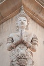 Thailand Angel sculpture hello sawasdee Royalty Free Stock Photo