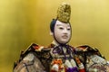 Thailand - April 4, 2016: Japanese emperor doll in Japan Exhibit