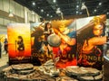 THAILAND - 23 April 2017 - Model of Wonder Woman from The movie Wonder Woman 2017 film displays at Thailand Comic Con 2017 in