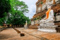 Thailand, Asia, Ayuthaya, Wat Yai Chai Mongkhon, East Asia Royalty Free Stock Photo