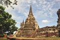 Thailand Ayutthaya Phra Sri Sanphet Royalty Free Stock Photo