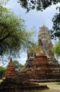 Thailand Ayutthaya wat Ratburana or Ratchaburana Royalty Free Stock Photo