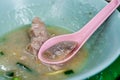 The Special Add On That Is Chitlins Make Up A Perfect Porridge In Old Bangkok, Thailand