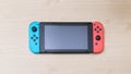 Thailand , Bangkok - MAY 7, 2018 Nintendo Switch game console on