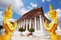 Thailand bangkok travel , Wat Ratchanaddaram is major tourist d