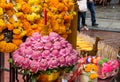 Thailand Bankok San Phra Phrom, Erawan Shine, 4 faces buddha, 4 faced buddha, praying Royalty Free Stock Photo