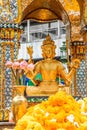 Thailand Bankok San Phra Phrom, Erawan Shine, 4 faces buddha, 4 faced buddha, praying