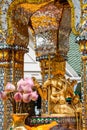 Thailand Bankok San Phra Phrom, Erawan Shine, 4 faces buddha, 4 faced buddha, praying Royalty Free Stock Photo