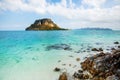 View from Tup Island beach. Royalty Free Stock Photo