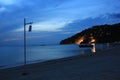 Thailand beach in the evening