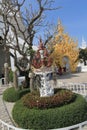 Statue, plant, monument, tree, tourist, attraction, temple, outdoor, structure, tourism, garden, place, of, worship, flower, sculp