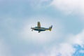 Thailand, Ching May, August 14, 2018, Cessna 208B Grand Caravan takes off from Chiang Mai airport Royalty Free Stock Photo