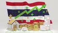 Thailand, The country\'s economy is growing build wealth